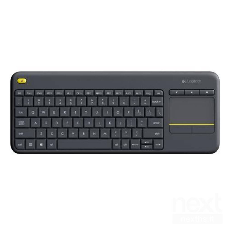 Logitech K400 Plus Tastiera Wireless Touch per tv