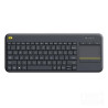 Logitech K400 Plus Tastiera Wireless Touch per tv