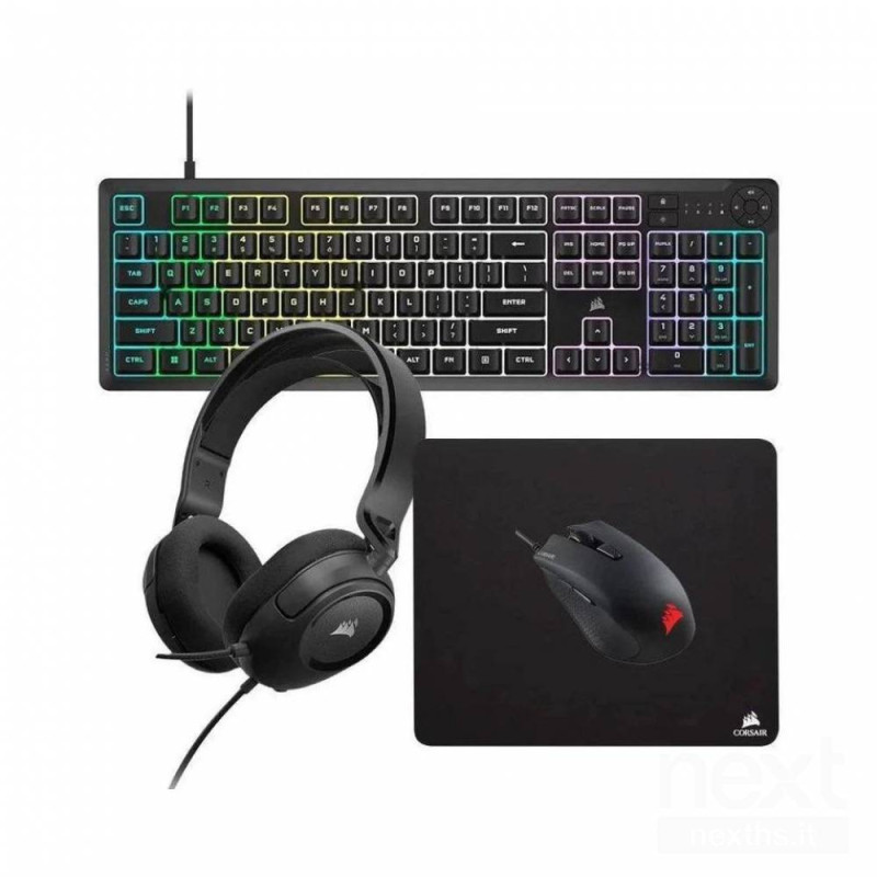 Corsair 4‑in‑1 Gaming Bundle è u