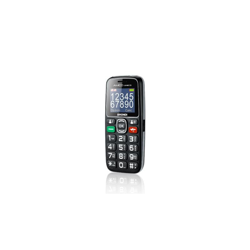 Cellulare Brondi Amico Unico+ Duos Black Italia Smartphone