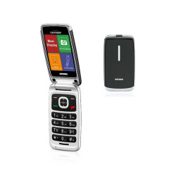Cellulare Brondi Contender Duos Black Italia Smartphone