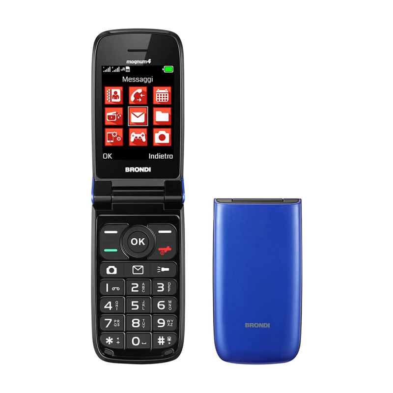 Cellulare Brondi Magnum 4 Duos BLU / Viola Italia Smartphone