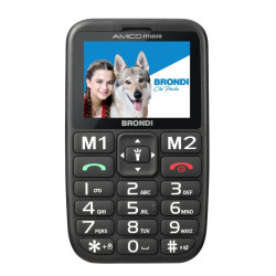 Cellulare Brondi Amico Stiloso Duos Black Italia Smartphone