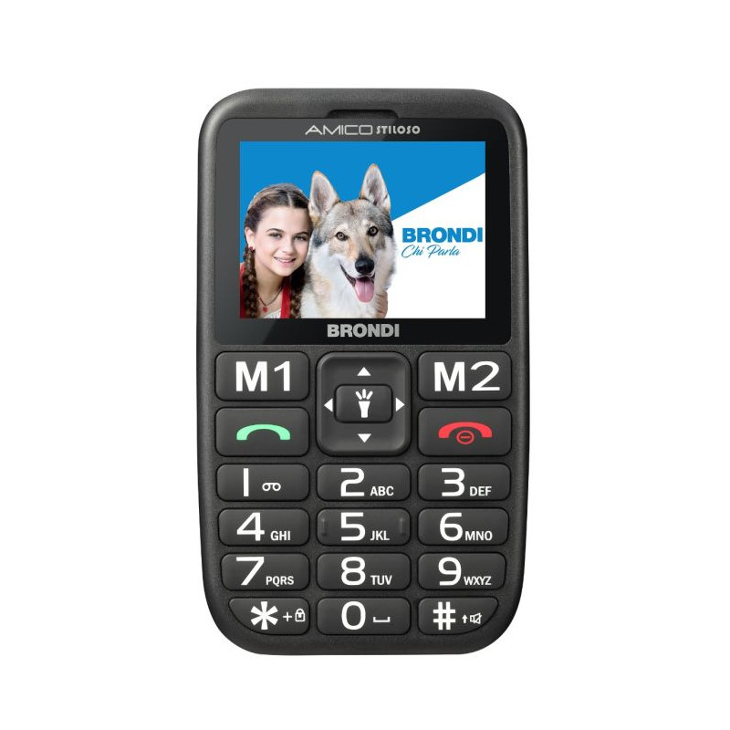 Cellulare Brondi Amico Stiloso Duos Black Italia Smartphone