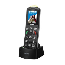 Cellulare Brondi Amico Flash Duos Black Italia Smartphone