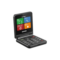 Cellulare Brondi Flipper Duos Black Metal Italia Smartphone