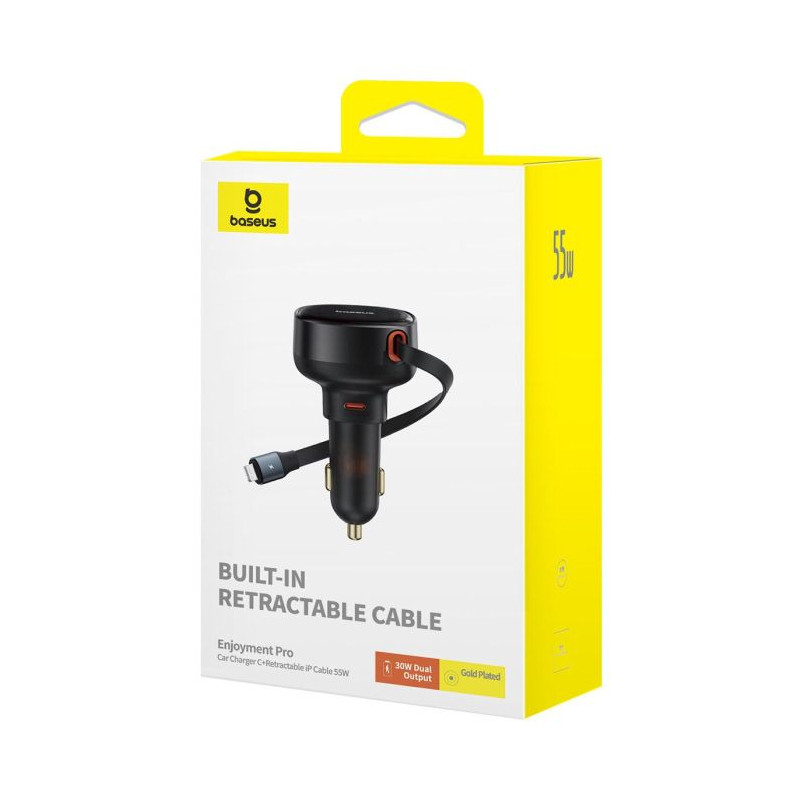Baseus Car Charger Enjoyment Pro Fast Charger Type-C Case PC
