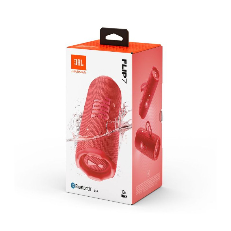 JBL Flip 7 Bluetooth Wireless Speaker Red EU