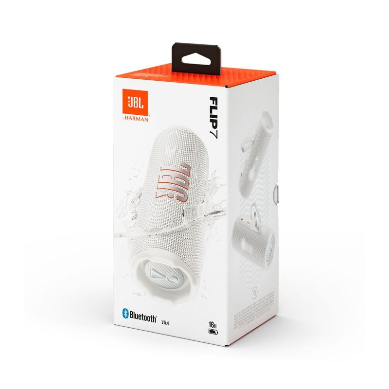 JBL Flip 7 Bluetooth Wireless Speaker White EU