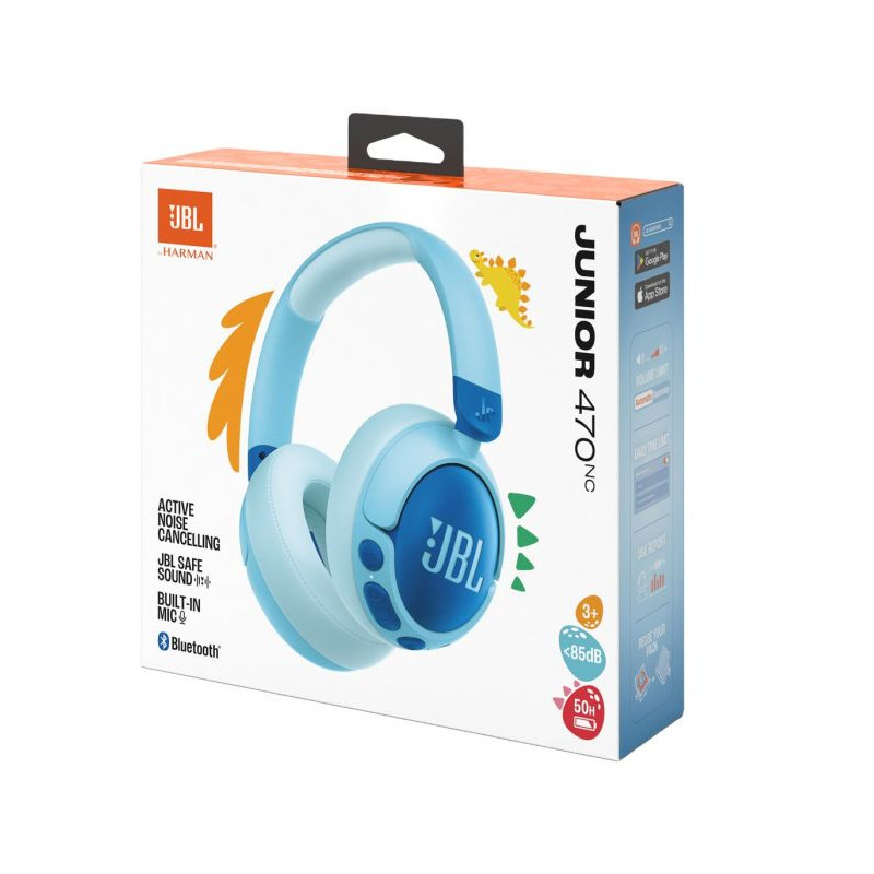 JBL JR470NC Bluetooth Wireless On-Ear Headphones for