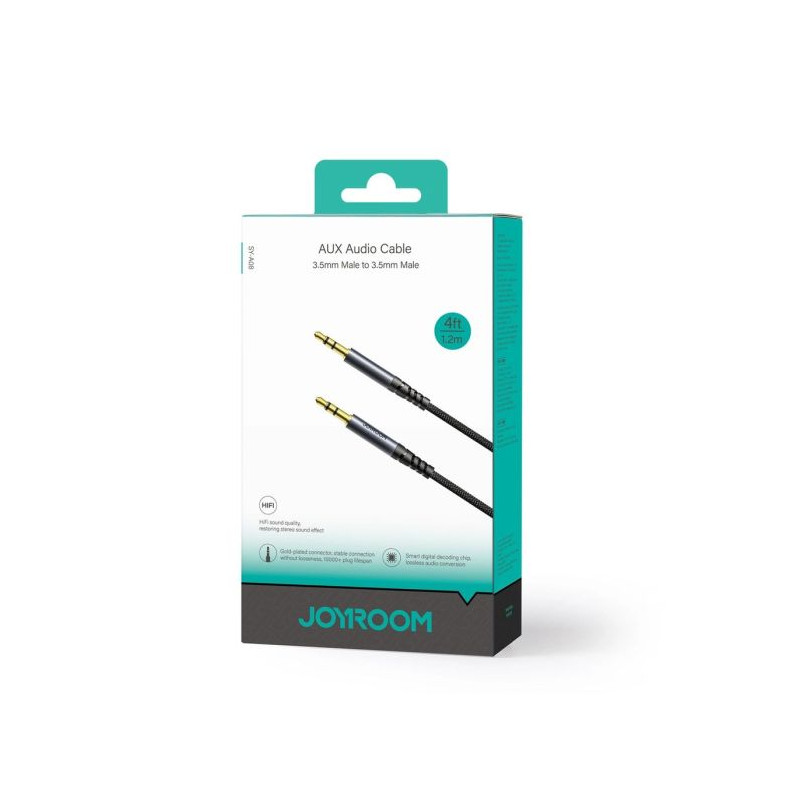 Joyroom Audio Cable Stereo, 3.5 mm Mini Jack, 1.2m Case PC
