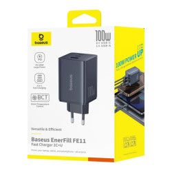 Baseus Travel Charger EnerFill FE11 Fast Charge C+C+U Case PC