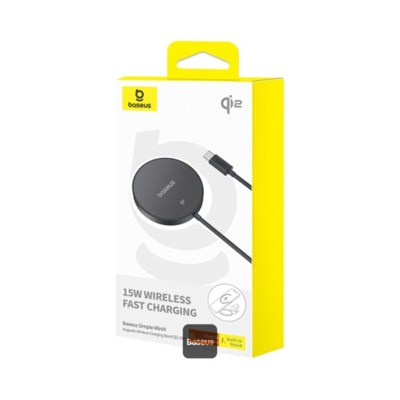 Baseus Wireless Charger Simple Mini4 Magnetic Qi2 15W Case PC
