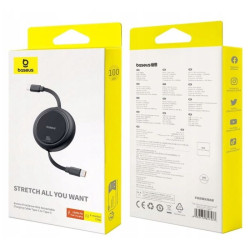 Baseus Cable Type-C - Type-C Free2Draw Reatractable Case PC