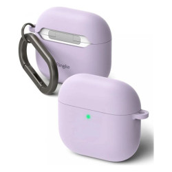 Ringke AirPods 4 Case Silicone Light Purple Auricolari Bluetooth