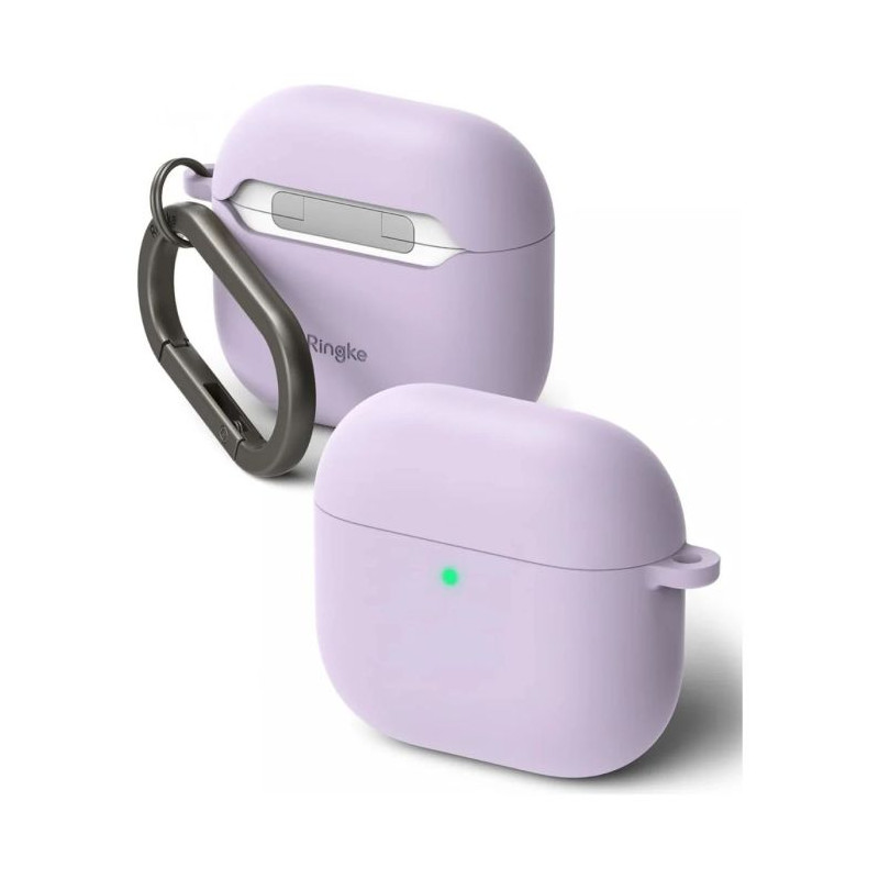 Ringke AirPods 4 Case Silicone Light Purple Auricolari Bluetooth