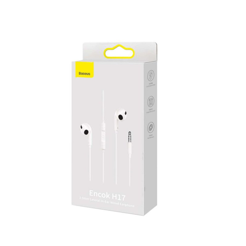 Baseus Earphone Encok H17 in-ear wired earphone with 3 Auricolari Bluetooth