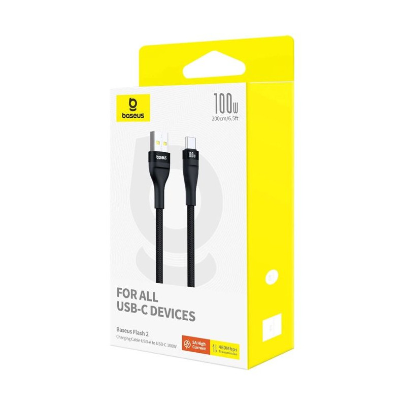 Baseus Cable USB-A - Type-C Flash 2 480mb/s Case PC