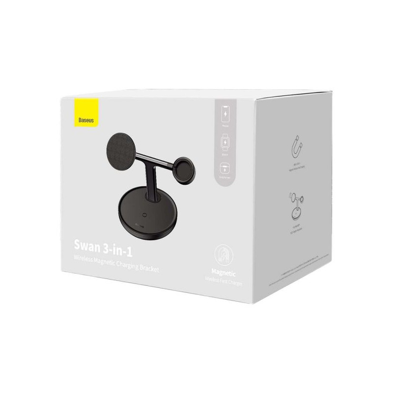 Baseus Wireless Charger Swan stand 3-in-1 Magnetic Case PC
