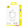 Baseus Earphone Encok HZ19 Wired with Microphone White Auricolari Bluetooth
