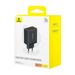 Baseus Travel Charger Cube Quick Charger C+U+U Case PC