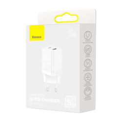 Baseus Travel Charger Super Si Pro Mini Fast Charger Case PC