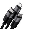Baseus Universal Cable StarSpeed 3-in-1 Fast Charging Case PC