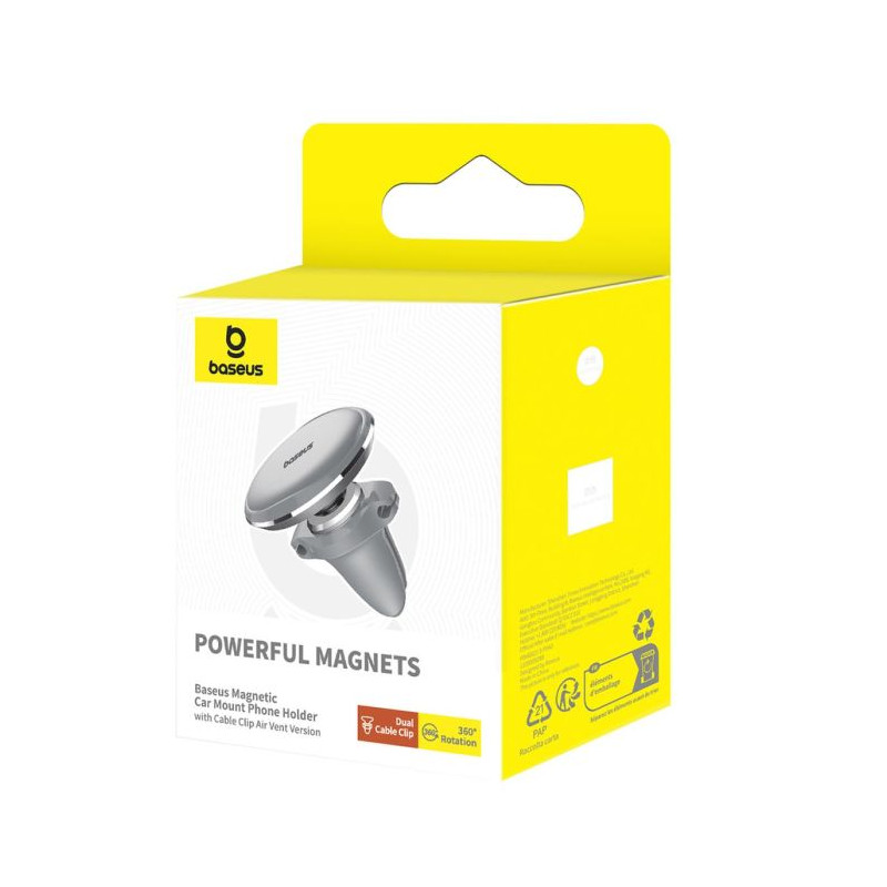 Baseus Car Mount Magnetic Car Phone Holder (Air Vent) Case PC