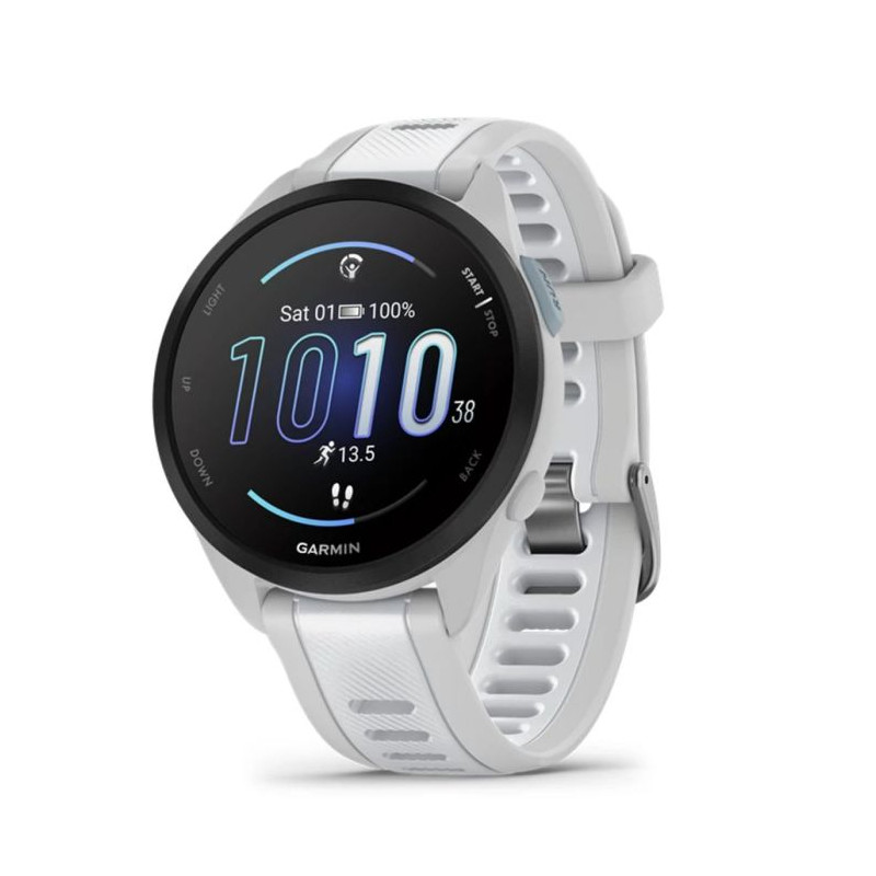 Garmin Forerunner 165 Smart Watch 43mm, GPS, White EU Smartwatch