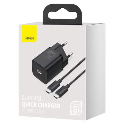 Baseus Travel Charger set Super Si 1C QC (With Mini Case PC