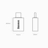Baseus Converter Ingenuity Series Mini OTG Adaptor Case PC