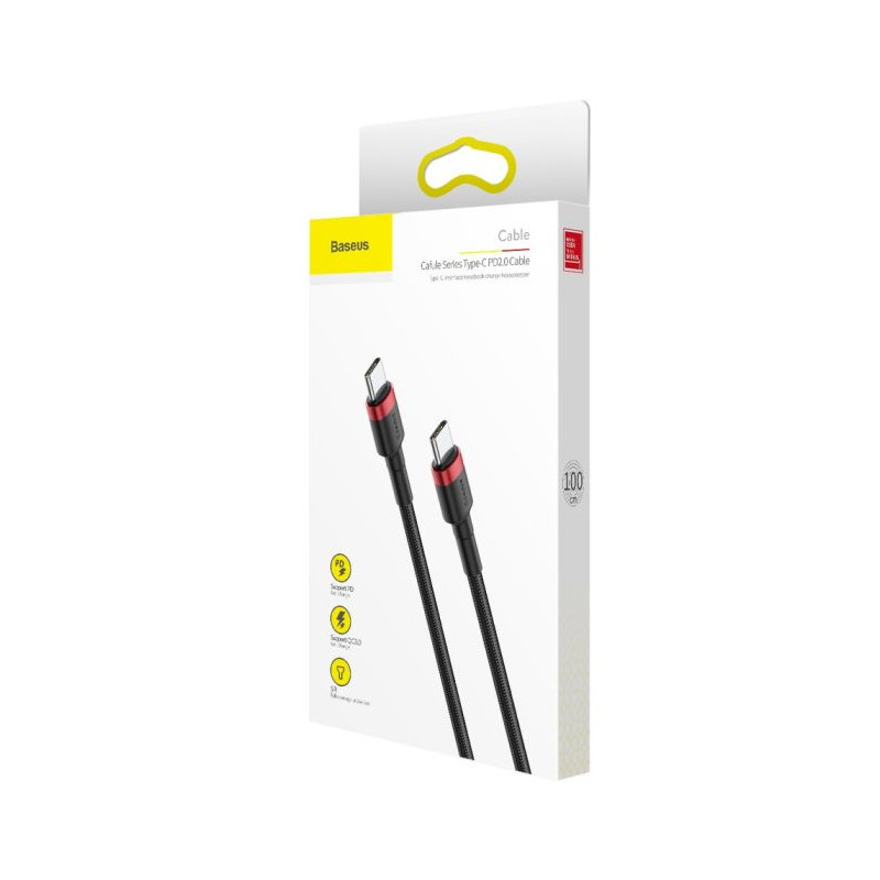 Baseus Type-C - Type-C cable Cafule PD 2 Case PC