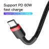 Baseus Type-C - Type-C cable Cafule PD 2 Case PC