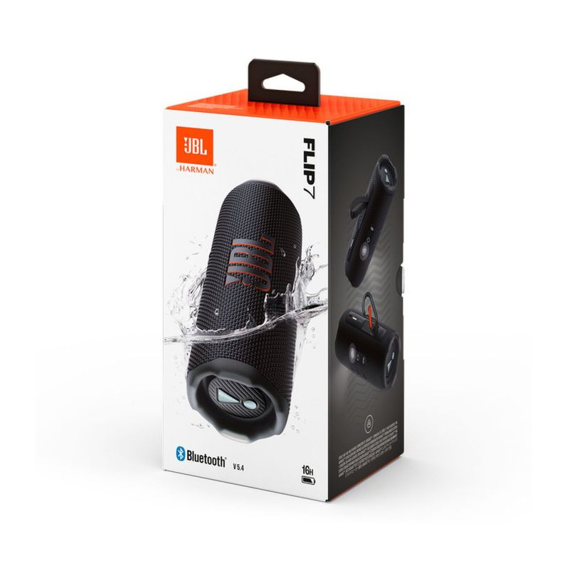 JBL Flip 7 Bluetooth Wireless Speaker Black EU