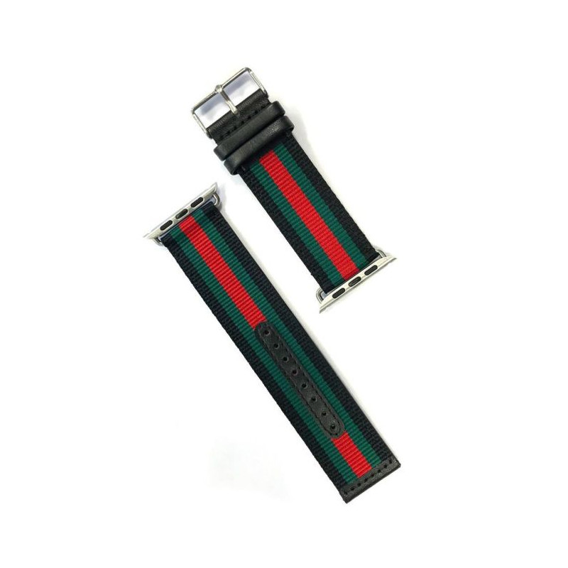 NoBrand Apple Watch Fabric Strap 38/40/41mm, Red Smartwatch