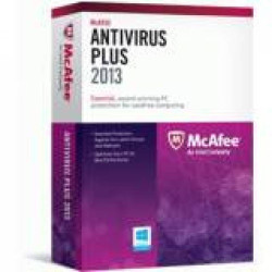 McAfee AntiVirus Plus 2013, 3u, DEU, FRE, ITA, ENG