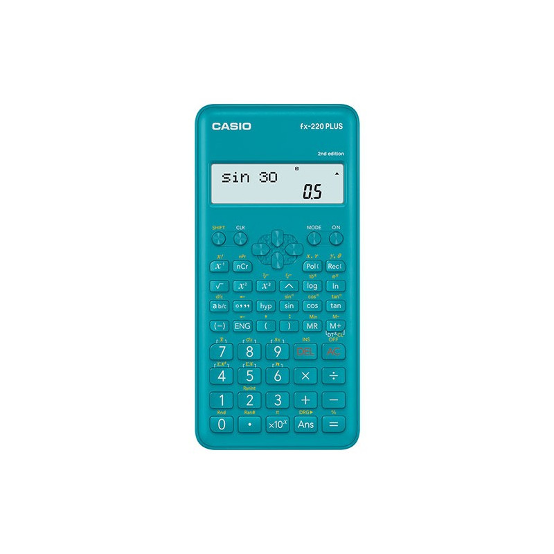 Casio FX-220 PLUS-2 calcolatrice scientifica, 181 funzioni, display a 2 linee e alimentazione a batteria