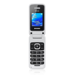 Brondi Fox 4,5 cm (1.77") 74 g Bianco Telefono cellulare basico
