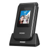 Brondi 10281080 cellulare 7,11 cm (2.8") Nero, Metallico Telefono cellulare basico