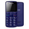 Panasonic KX-TU110EXC - Telefono per anziani, blu