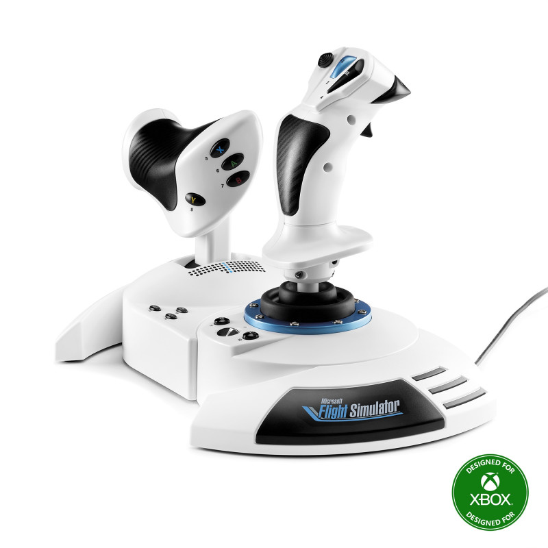Thrustmaster T.Flight Hotas One Microsoft Flight Simulator Edition Nero, Bianco USB Joystick + leva di controllo del motore