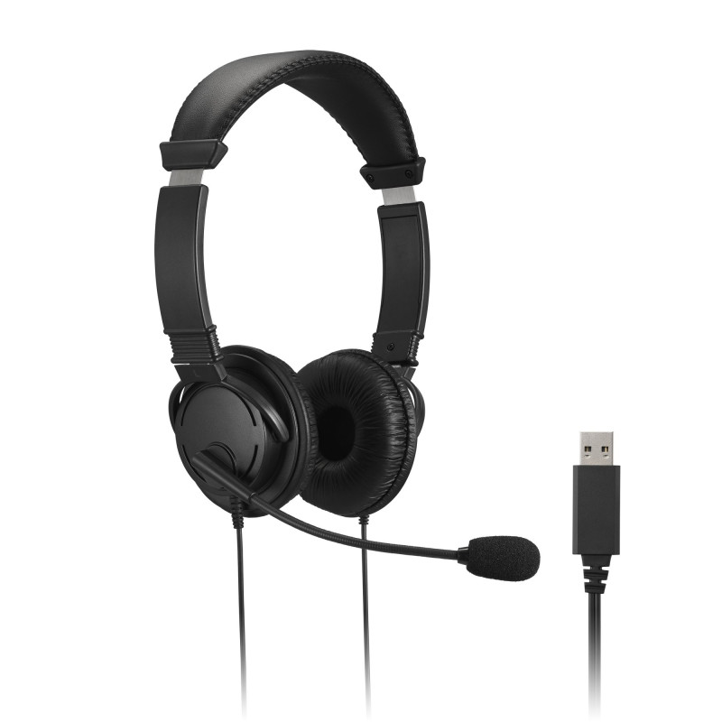 Kensington Cuffie USB-A classiche con microfono e controllo del volume