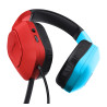Trust GXT 416S Zirox Auricolare Cablato A Padiglione Gaming Nero, Ciano, Rosso