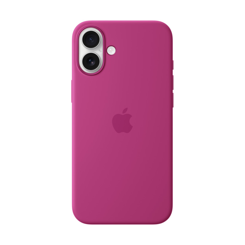 Apple Custodia MagSafe in silicone per iPhone 16 Plus - Fucsia
