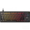 Corsair K70 Core TKL RGB offre performance superiori con switch blineari/b, design compatto e illuminazione RGB. Tastiera bgamin