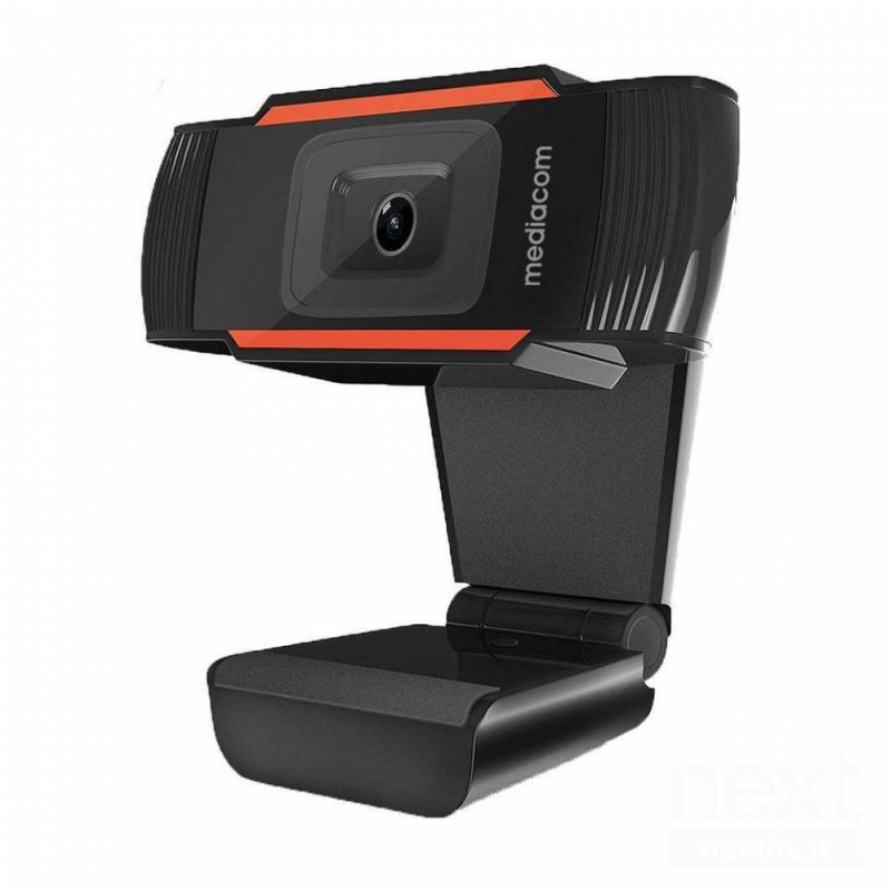 Mediacom M350 è una bwebcam HD 720P/b compatta con bmicrofono integrato/b, perfetta per uso in Windows e Mac OS.