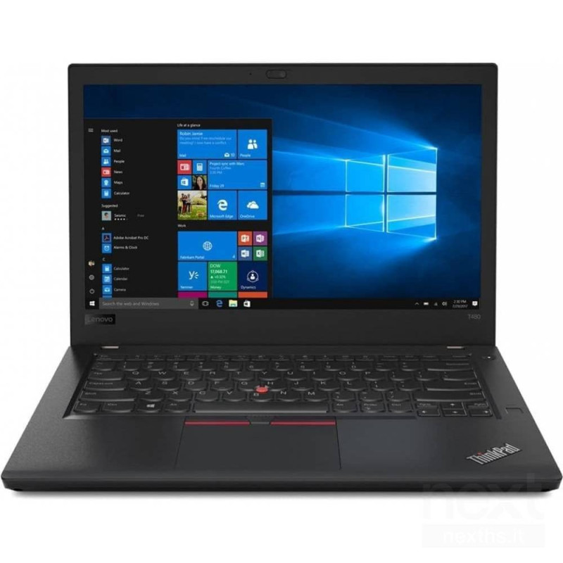 Lenovo T480 offre un display bFHD/b da 14", processore i7-8650U e 16GB di RAM. Ideale per il lavoro con Windows 11 Pro. bSSD/b d