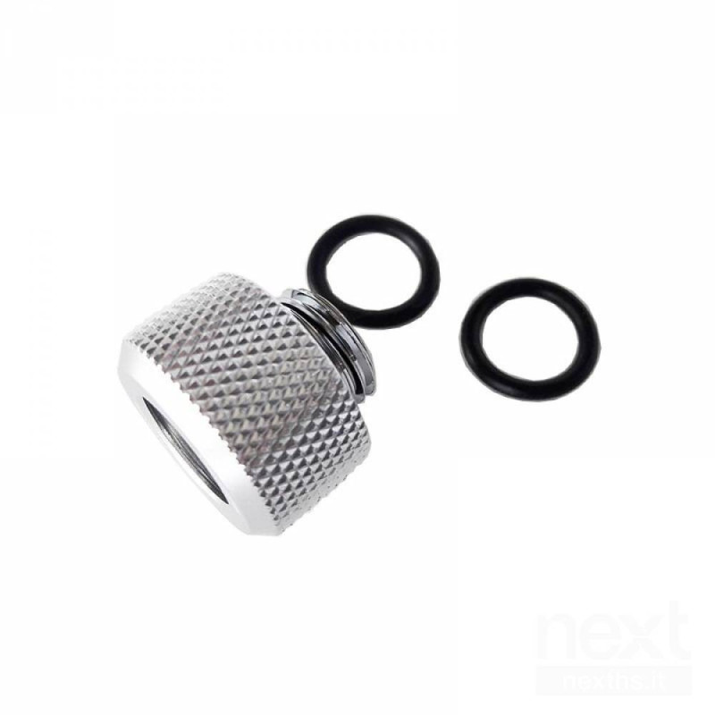 Pratico connettore dritto per tubo rigido con diametro esterno da 12mm, usato per connettere radiatori, pompe e taniche negli im