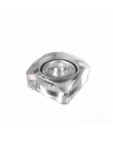 Top per pompe DDC trasparente, ideale da usare in abbinato con additivi colorati per dare maggior risalto.