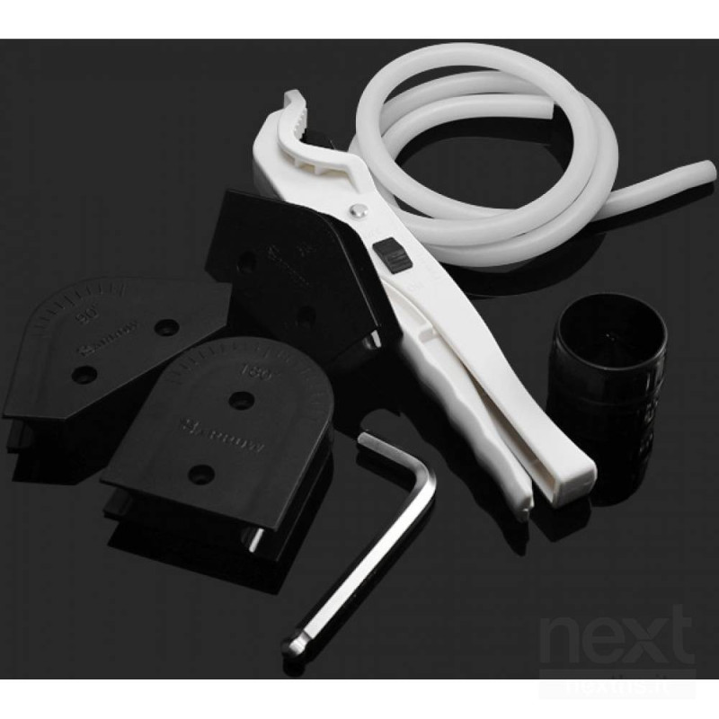 Kit completo per tubi rigidi con diametro esterno 16mm e interno 12mm, con reamer, piega tubi, guida in silicone e cutter